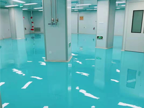 威海水性环氧自流平用于医谷微创车间地坪