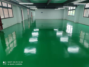 惠州水性环氧涂料用于航天晨光车间地坪