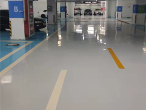 广东水性环氧涂料用于月星环球港地下停车场